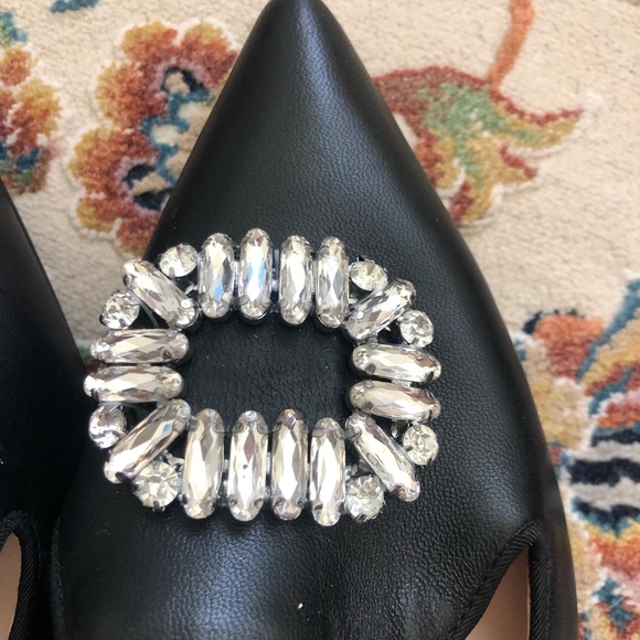 Brand new Charles David evening shoes fine leather upper - Picture 2 of 5